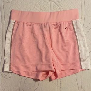 pink nike shorts